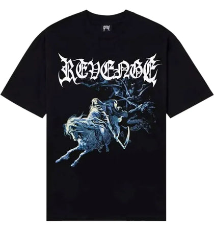 Revenge Horseman T-shirt Black - authentic Revenge apparel