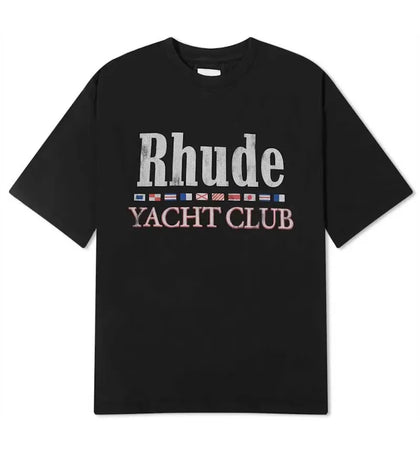 Rhude Flag T-shirt Black - authentic Rhude apparel