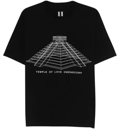 Rick Owens Brad T-Shirt Black/Milk - authentic Rick Owens apparel