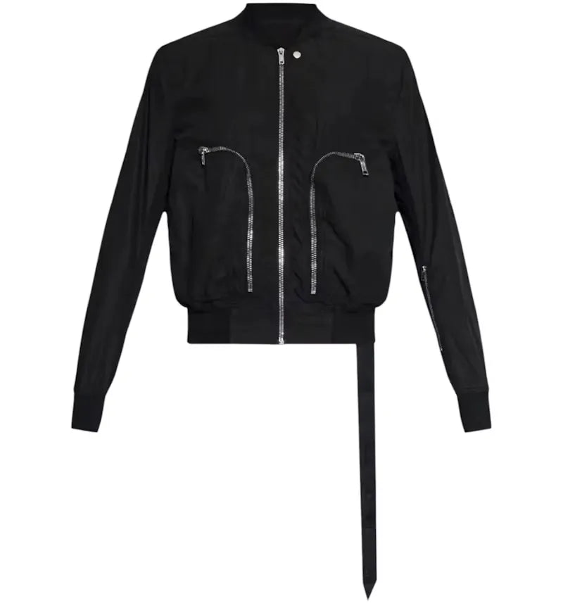 Rick Owens Drkshdw Bauhaus Flight Bomber Black - vue 360