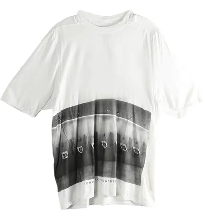 Rick Owens Jumbo Ss T-Shirt Wash/Black - authentic Rick Owens apparel