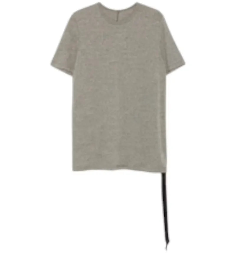 Rick Owens Level T-shirt Melange Grey - vue 360