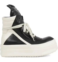 Rick Owens Mega Bumper Geobasket High Black Milk