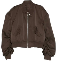 Rick Owens Secchia Flight Jacket Dark Dust