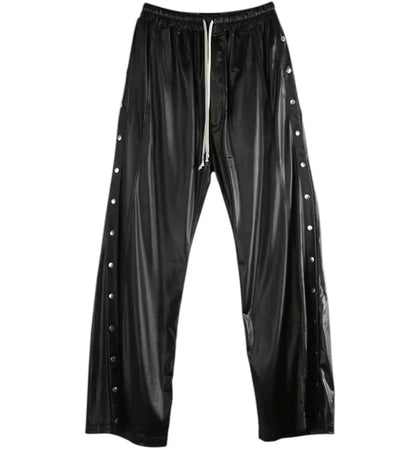 Rick Owens Women's Drkshdw Pantaloni Wide Pusher Pants Black - authentic Rick Owens apparel