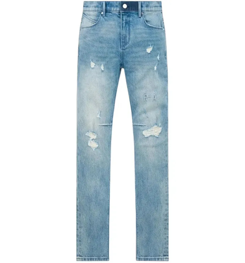 RtA Clayton Skinny Jean Golden Indigo - vue 360