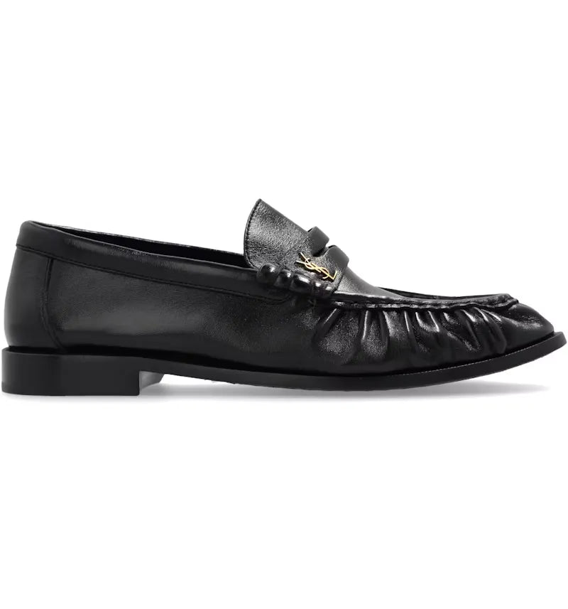 Saint Laurent Le Loafer Supple Shiny Black Leather (Women's) - vue 360