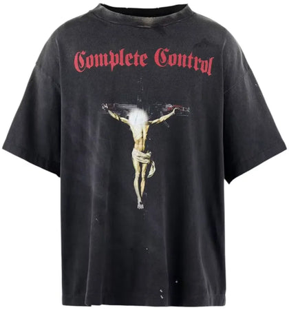 Saint Mxxxxxx Complete Contrl SS T-shirt Black - authentic Saint Mxxxxxx apparel