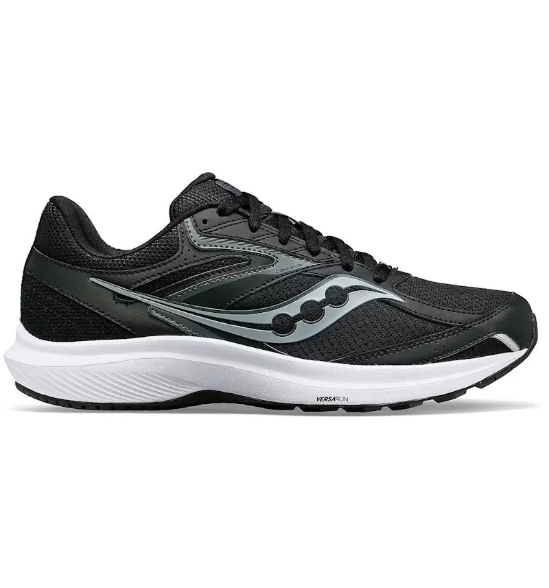 Saucony Cohesion 17 Black White - vue 360