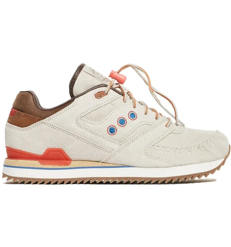 Saucony Courageous Moc Lapstone & Hammer Two Rivers Bone White - vue 360