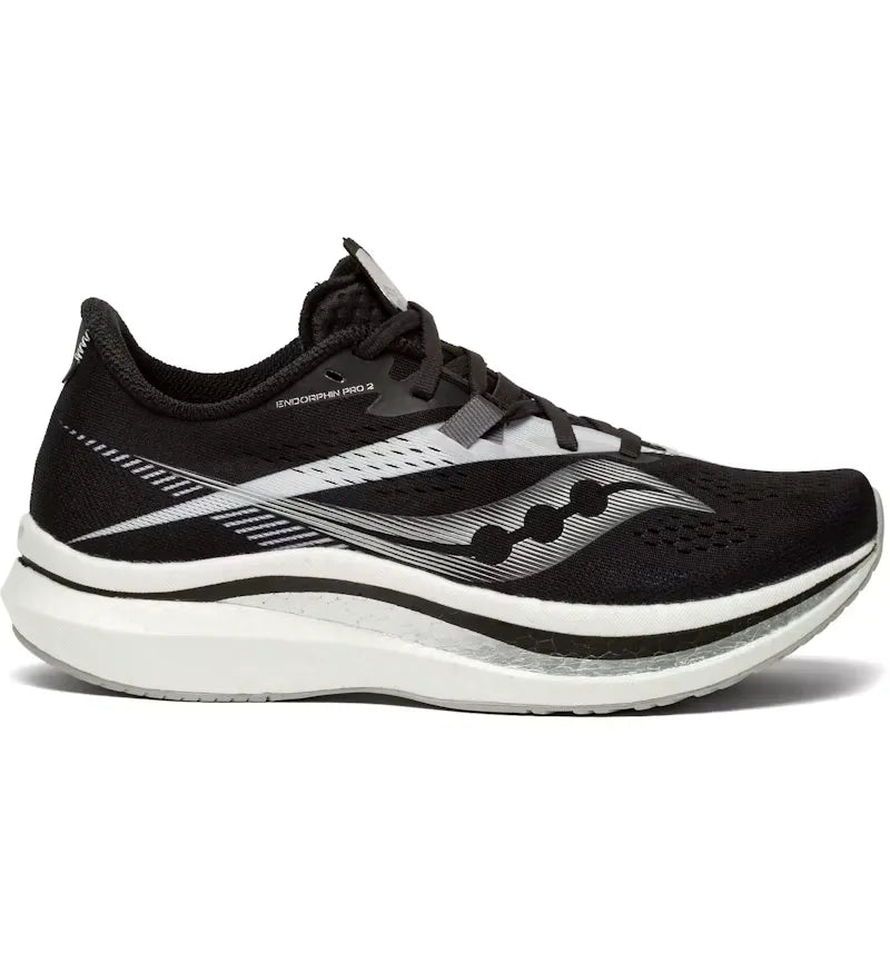 Saucony Endorphin Pro 2 Black White (Women's) - vue 360