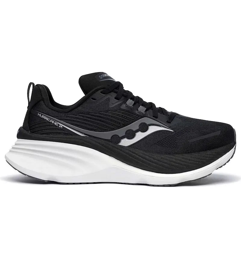 Saucony Hurricane 24 Black Carbon (Women's) - vue 360