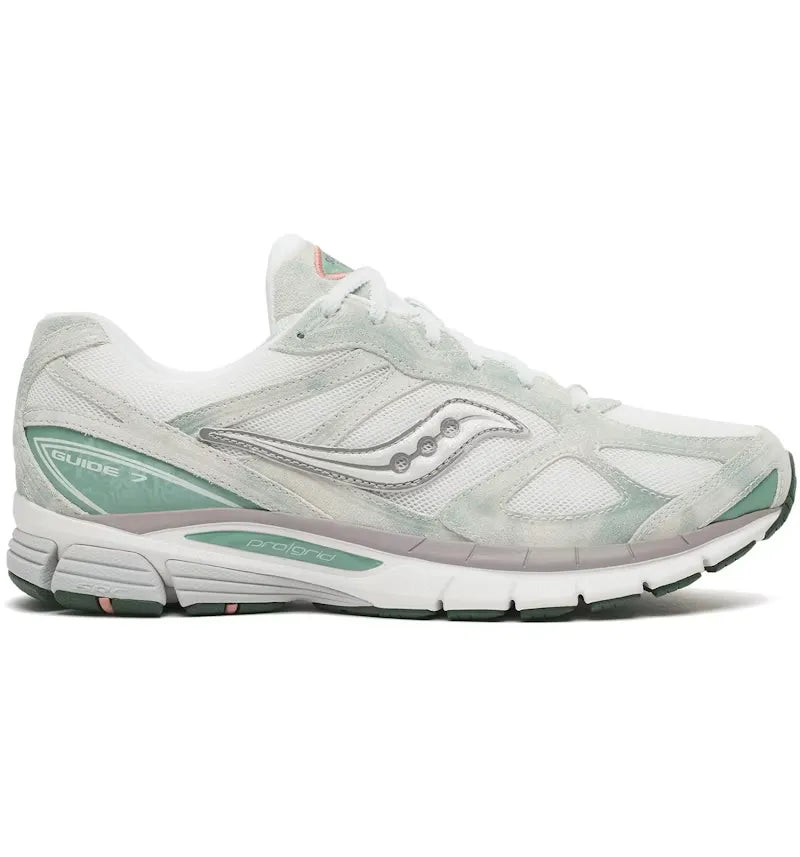 Saucony ProGrid Guide 7 Spiritual Guidance White Verde - vue 360