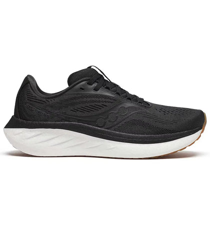 Saucony Ride 18 Black Gum (Women's) - authentic Saucony sneakers