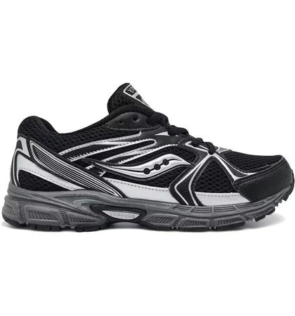 Saucony Ride Millenium Black Metallic Silver (GS) - authentic Saucony sneakers