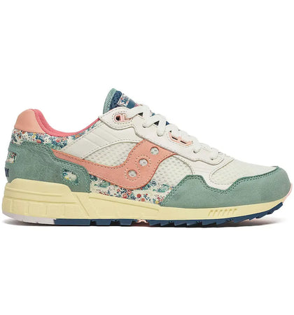 Saucony Shadow 5000 Floral Beige Blue - authentic Saucony sneakers