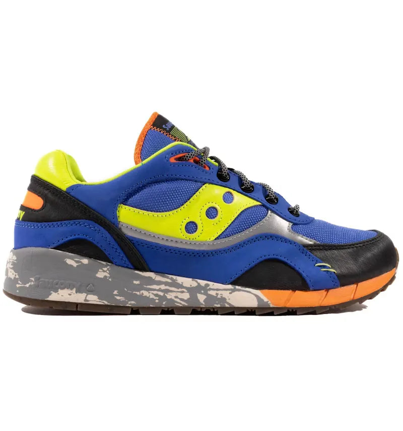Saucony Shadow 6000 Trail CPK Blue Lime - vue 360