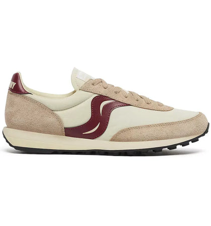 Saucony Trainer 80 Original Beige Burgundy - authentic Saucony sneakers