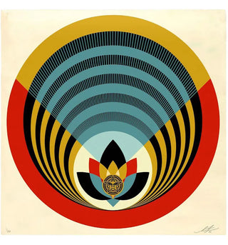 Shepard Fairey OBEY Radiant Lotus Print (Signed, Edition of 550) - authentic Shepard Fairey product