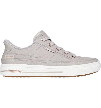 Skechers Slip-ins Arch Fit Arcade See Ya There Taupe (Women's) - authentic Skechers sneakers