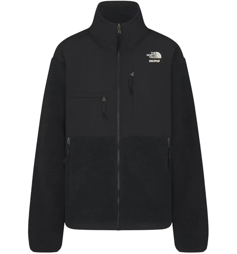 SKIMS x The North Face 1995 Denali Fleece Jacket Onyx - vue 360
