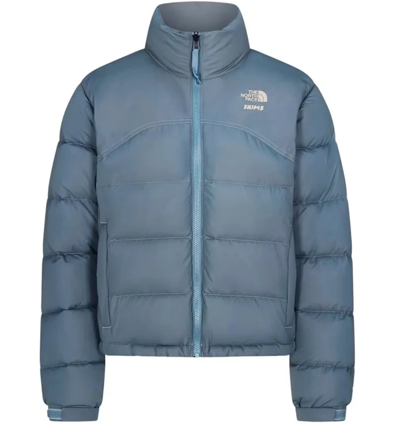 SKIMS x The North Face 2000 Retro Nuptse Jacket Kyanite - vue 360