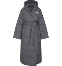 SKIMS x The North Face Nuptse Wrap Parka Gunmetal