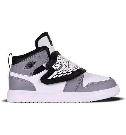 Sky Jordan 1 White Black Particle Grey (PS) - authentic Jordan sneakers