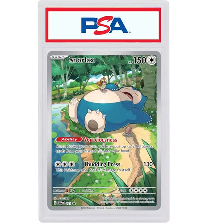 Snorlax 2023 Pokémon Scarlet and Violet 151 51 (PSA or BGS Graded) - authentic Pokemon product