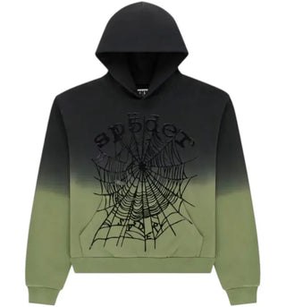 Sp5der OG Web Ombre Hoodie Black - authentic Sp5der apparel