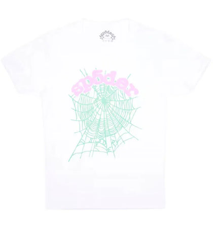 Sp5der Women's OG Web Baby Tee White - authentic Sp5der product