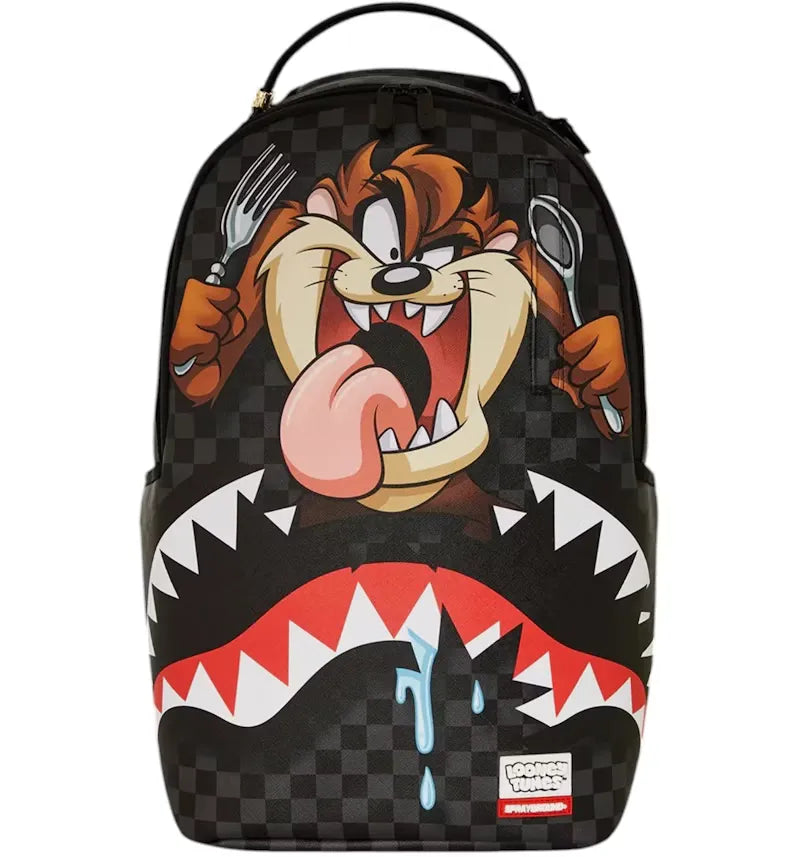 Sprayground Looney Tunes Taz Eat Shark Backpack Multicolor - vue 360