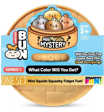 Squishy Bun Mini Metallic Mystery : Gold Dumpling Edition Blind Box - authentic Squishy Bun product