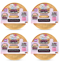 Squishy Bun The Original Mystery Dumpling Pink Holographic Edition Blind Box 4x Lot