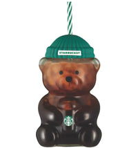 Starbucks Bear "Bearista" Glass Tumbler Cup