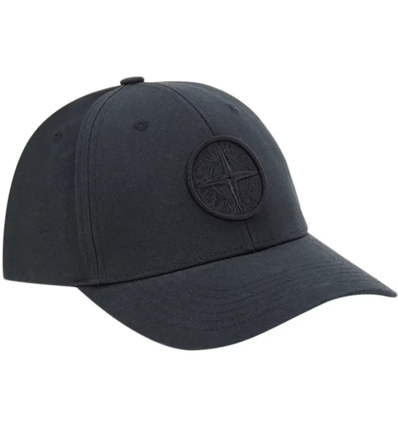 Stone Island 6-Panel Cap Black - vue 360