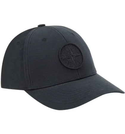 Stone Island 6-Panel Cap Black - authentic Stone Island product