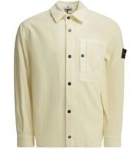 Stone Island Corduroy 800 Overshirt White