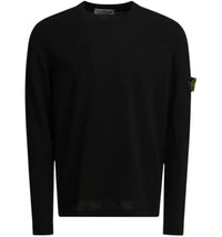 Stone Island Crewneck Logo Sweater Black