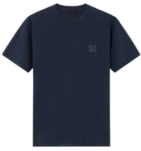 Stone Island Logo Patch Cotton T-shirt Dark Navy