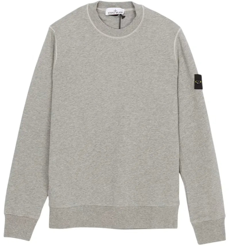 Stone Island Logo Sweatshirt Gray - vue 360