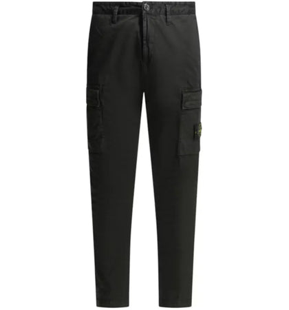 Stone Island Old Effect Cargo Pants Black - authentic Stone Island apparel