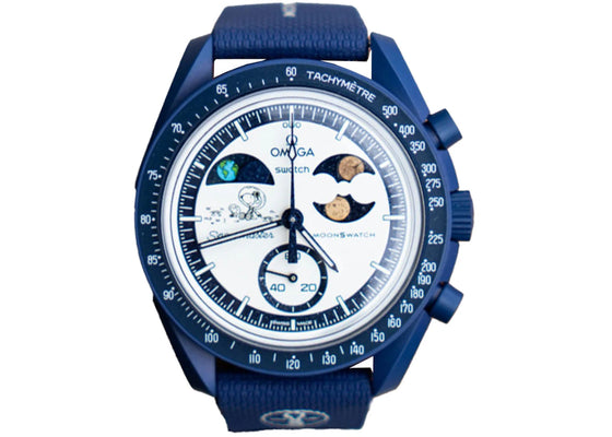 Swatch x Omega Bioceramic Moonswatch Mission To Earthphase Moonshine Gold Snoopy (Sturgeon Moon) SO33N701L sneakers - auth...