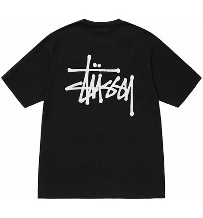 Stussy Basic Pigment Dyed Tee Black - authentic Stussy product