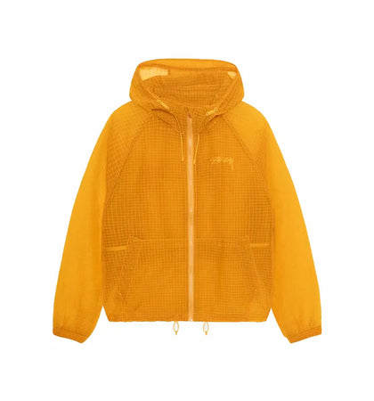 Stussy Beach Ripstop Transparent Shell Jacket Golden Yellow - authentic Stussy apparel