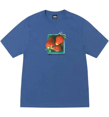 Stussy Berries Tee Blue - authentic Stussy product