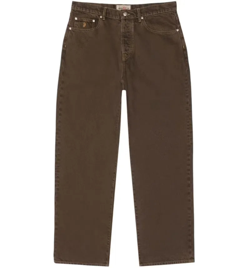 Stussy Big Ol Denim High Waisted Jean Mushroom - vue 360