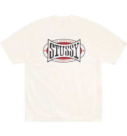 Stussy Champion Oval Pigment Dyed Tee Natural - authentic Stussy product