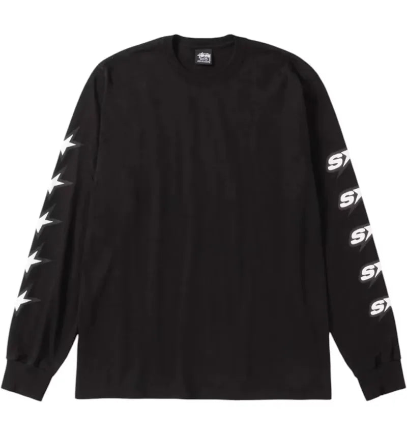 Stussy Speedway L/S Tee Black - vue 360