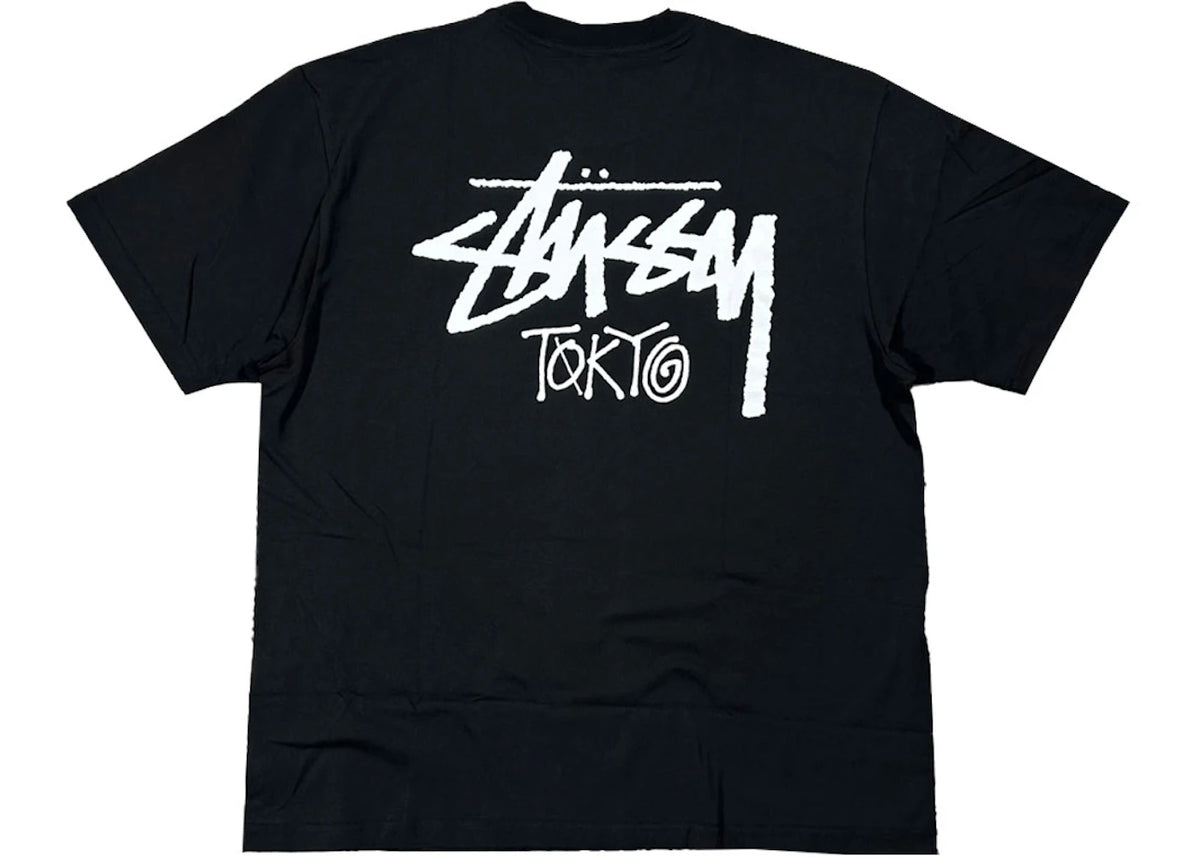 Stussy Stock Tokyo Tee Black - vue 360